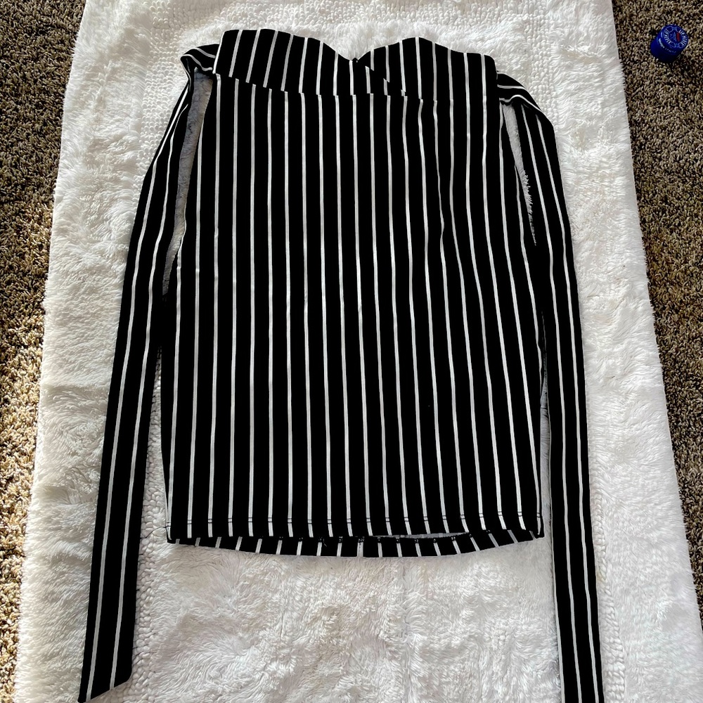 Paper bag waist skirt